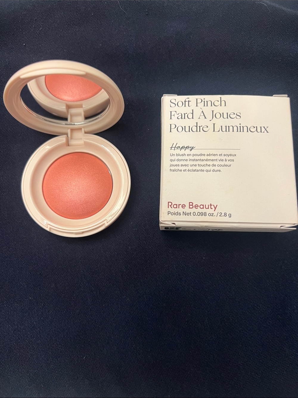 New Rare Beauty Soft Pinch Blush - Happy (Peach Coral)